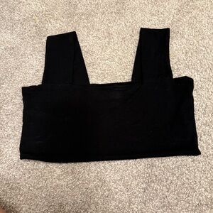 FARM Rio Black Crop Top